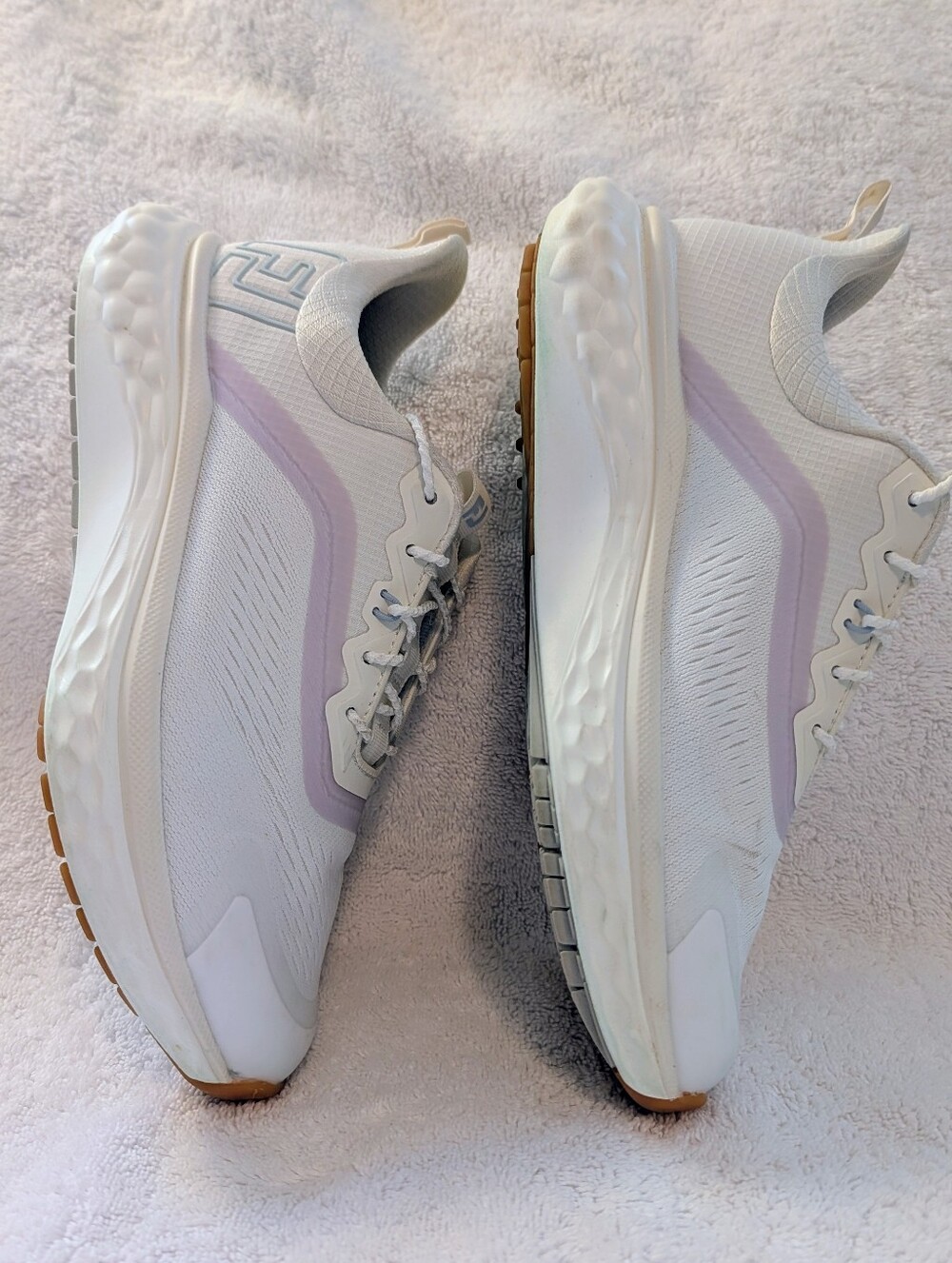 Foot Joy Quantum Golf Shoes Ortholite White Lavender Like New 7.5 - Picture 3 of 9